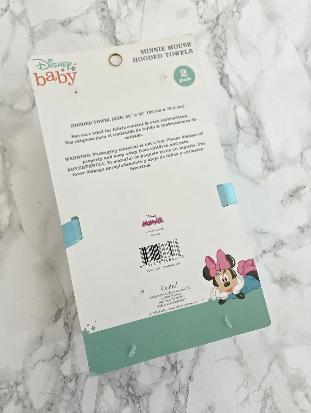 Disney Minnie baby towels